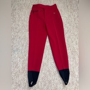 Bogner Red and Gray Pants